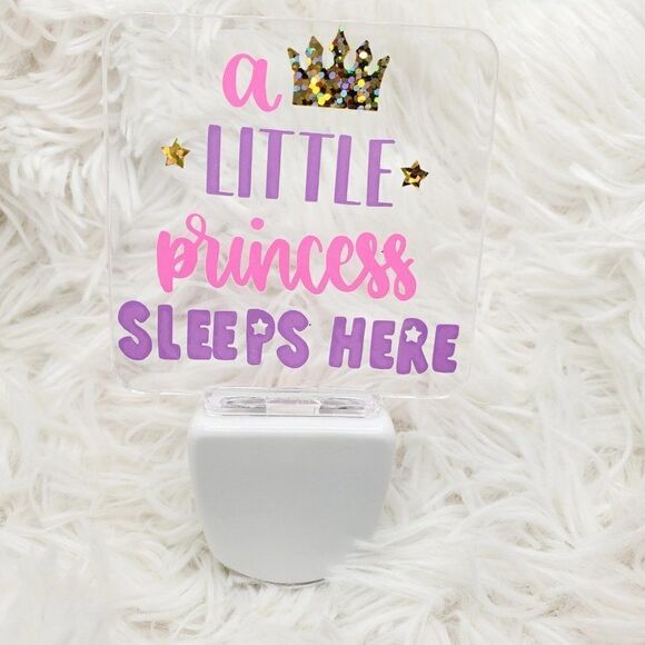 Prince OR Princess Night Light, Nursery Night Light - Picture 7 of 12
